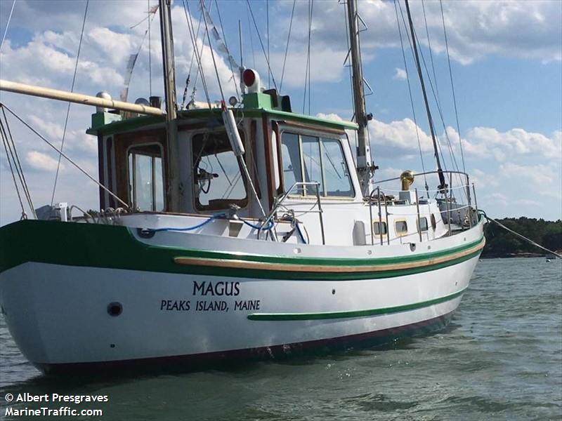 magus (Sailing vessel) - IMO , MMSI 367433670 under the flag of United States (USA)