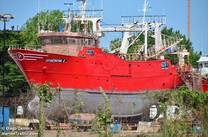 argenova ii (Fishing Vessel) - IMO 8903571, MMSI 701000546, Call Sign LW5631 under the flag of Argentina