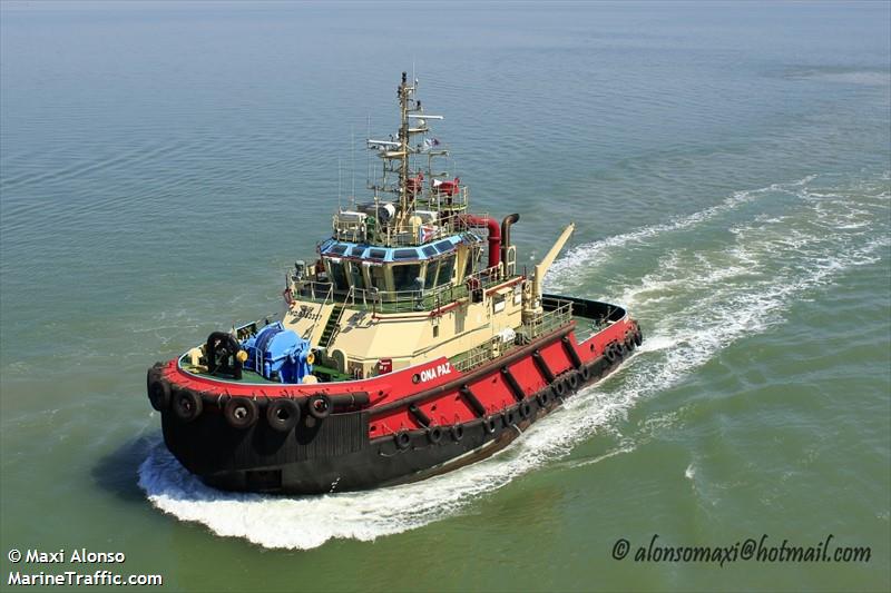 ona paz (Tug) - IMO 9753337, MMSI 701006714, Call Sign LW3348 under the flag of Argentina