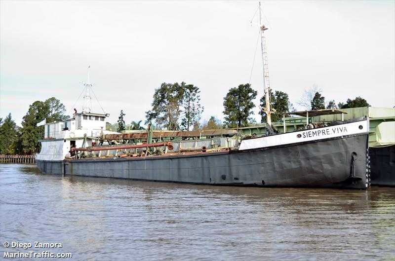 siempre viva (Cargo ship) - IMO , MMSI 701006898, Call Sign LW 2524 under the flag of Argentina