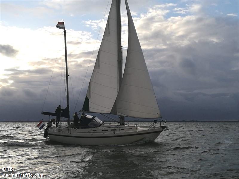 jits (Sailing vessel) - IMO , MMSI 244037238, Call Sign PA2396 under the flag of Netherlands
