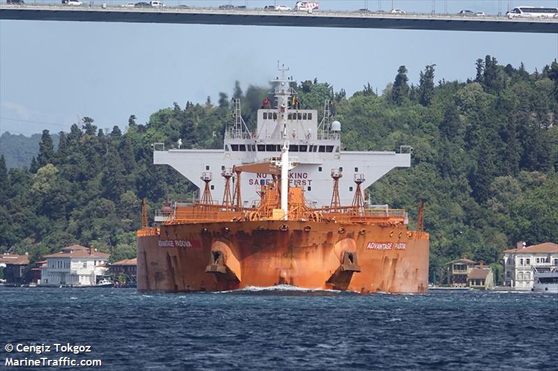 advantage padova (Crude Oil Tanker) - IMO 9794848, MMSI 538010649, Call Sign V7A7198 under the flag of Marshall Islands