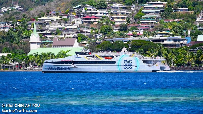 apetahi express (Passenger Ship) - IMO 9953200, MMSI 546025200, Call Sign FMVX under the flag of French Polynesia