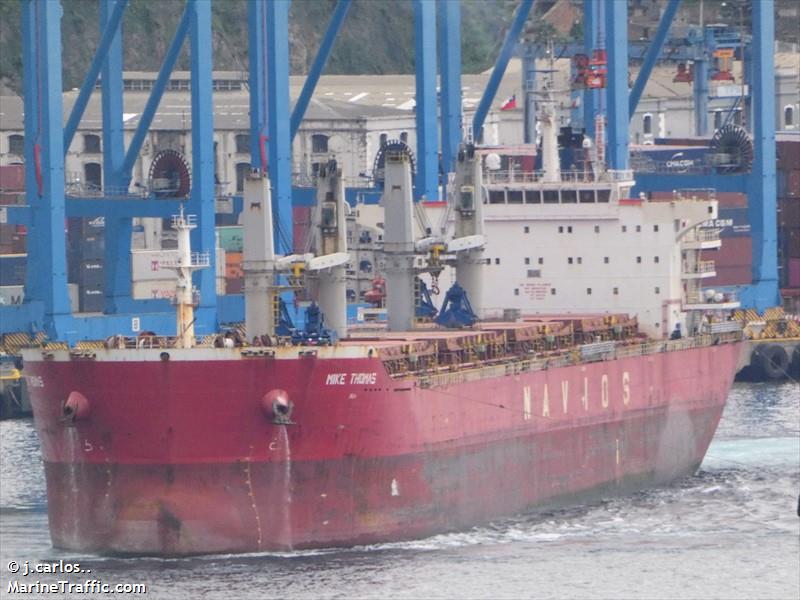 mike thomas (Bulk Carrier) - IMO 9567453, MMSI 636023031, Call Sign 5LLP6 under the flag of Liberia