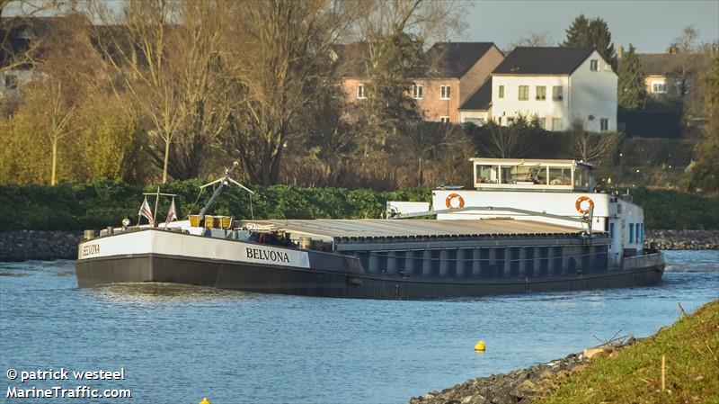 belvona (Cargo ship) - IMO , MMSI 205287590, Call Sign OT2875 under the flag of Belgium