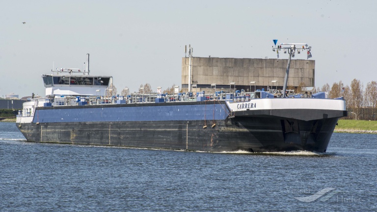 carrera (Tanker) - IMO , MMSI 205419690, Call Sign OT4196 under the flag of Belgium