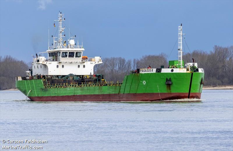 pagadder (Motor Hopper) - IMO 9510620, MMSI 205673000, Call Sign ORPJ under the flag of Belgium