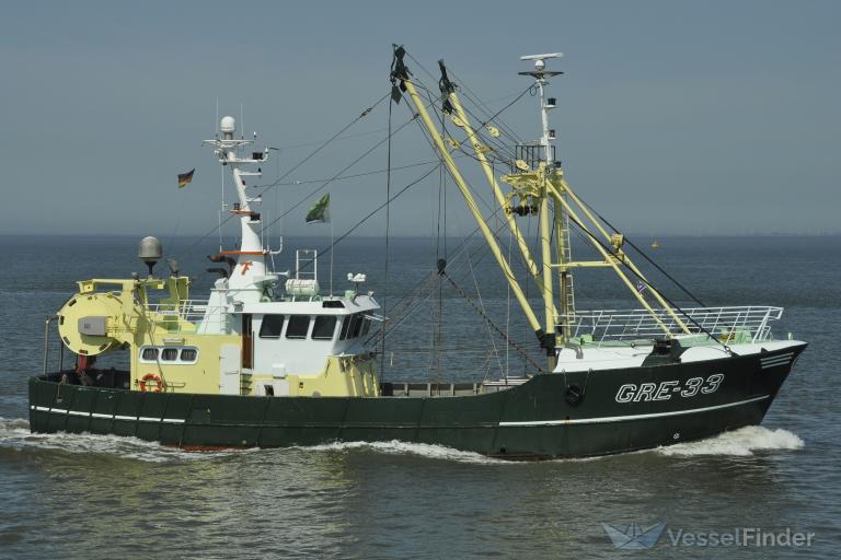 vertrouwen gre33 (Fishing vessel) - IMO , MMSI 211319670, Call Sign DQQI under the flag of Germany