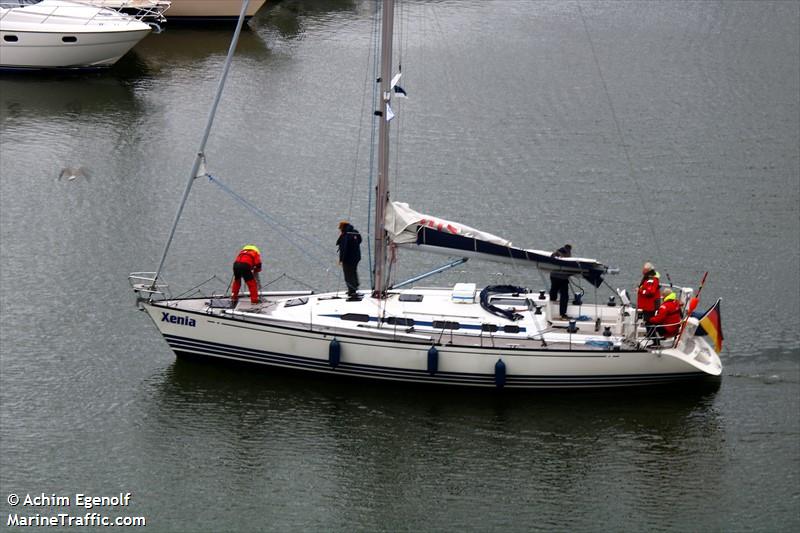 sy xenia (Sailing vessel) - IMO , MMSI 211371490, Call Sign DJ7130 under the flag of Germany