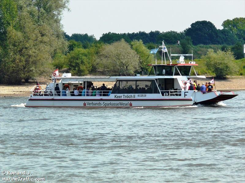 keer troech 2 (Passenger ship) - IMO , MMSI 211511220, Call Sign DC4045 under the flag of Germany