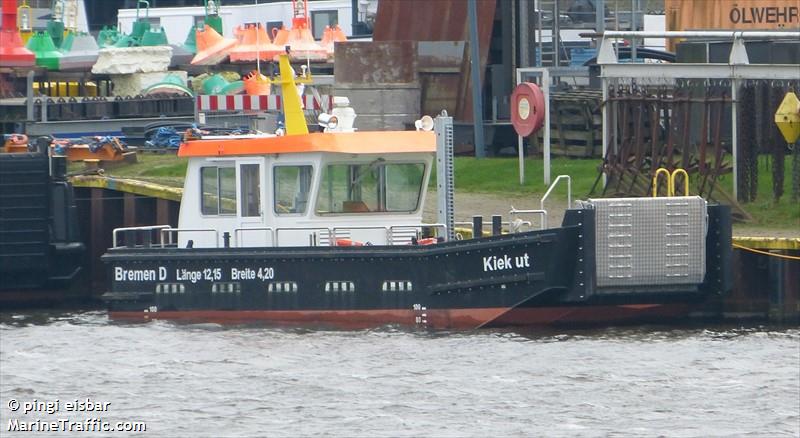 kiek ut (Unknown) - IMO , MMSI 211667930, Call Sign DD5815 under the flag of Germany