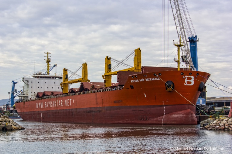 kaptanarifbayraktar (Bulk Carrier) - IMO 9449560, MMSI 215116000, Call Sign 9HA2644 under the flag of Malta