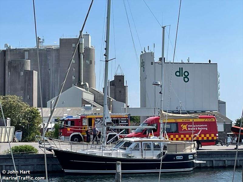 madam blue (Sailing vessel) - IMO , MMSI 219013199, Call Sign XPD3709 under the flag of Denmark