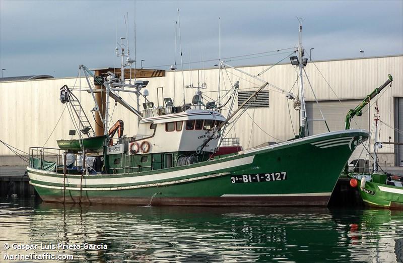 beti euskal herria (Fishing vessel) - IMO , MMSI 224174930, Call Sign EA8588 under the flag of Spain