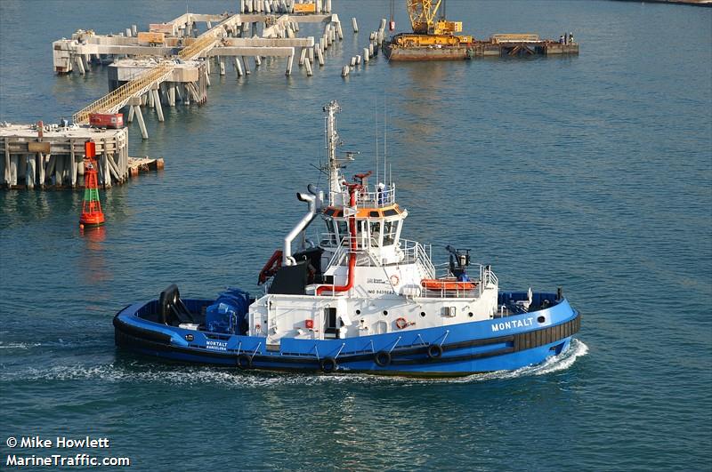 montalt (Tug) - IMO 9439682, MMSI 224569880, Call Sign E.C.P.A under the flag of Spain