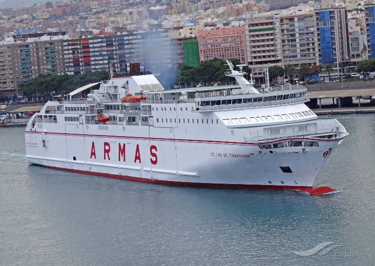 volcan de tamadaba (Passenger/Ro-Ro Cargo Ship) - IMO 9360506, MMSI 224957000, Call Sign EAOG under the flag of Spain