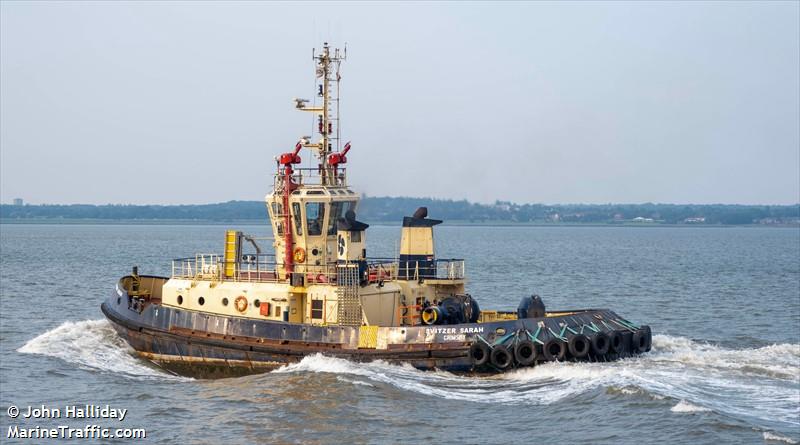 svitzer sarah (Tug) - IMO 8919192, MMSI 232003121, Call Sign MNCR5 under the flag of United Kingdom (UK)