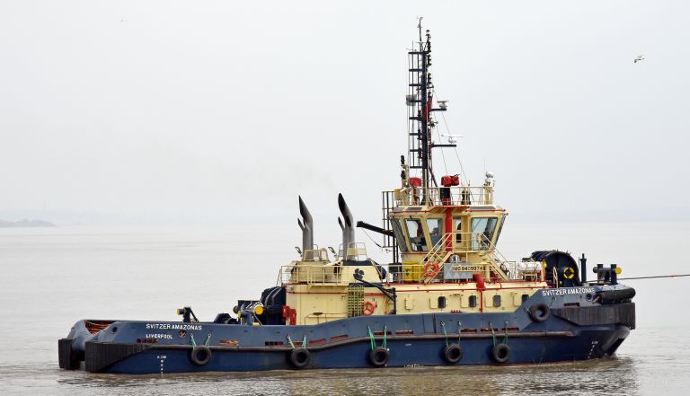 svitzer amazonas (Tug) - IMO 9409974, MMSI 232017592, Call Sign  MDRZ8 under the flag of United Kingdom (UK)