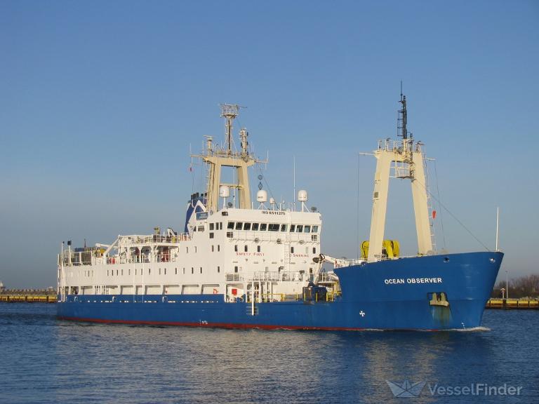 ocean observer (Research Vessel) - IMO 8511275, MMSI 232217000, Call Sign GHXX under the flag of United Kingdom (UK)