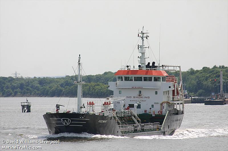 keewhit (Oil Products Tanker) - IMO 9286504, MMSI 235008440, Call Sign MGRK4 under the flag of United Kingdom (UK)