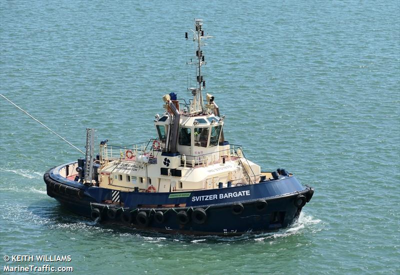 svitzer bargate (Tug) - IMO 9701970, MMSI 235108268, Call Sign 2IBE9 under the flag of United Kingdom (UK)