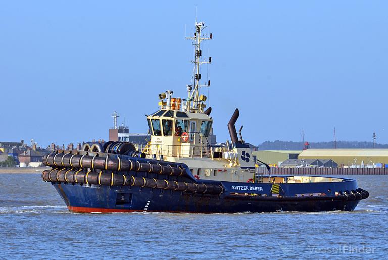 svitzer deben (Tug) - IMO 9695585, MMSI 235113128, Call Sign 2IVL5 under the flag of United Kingdom (UK)