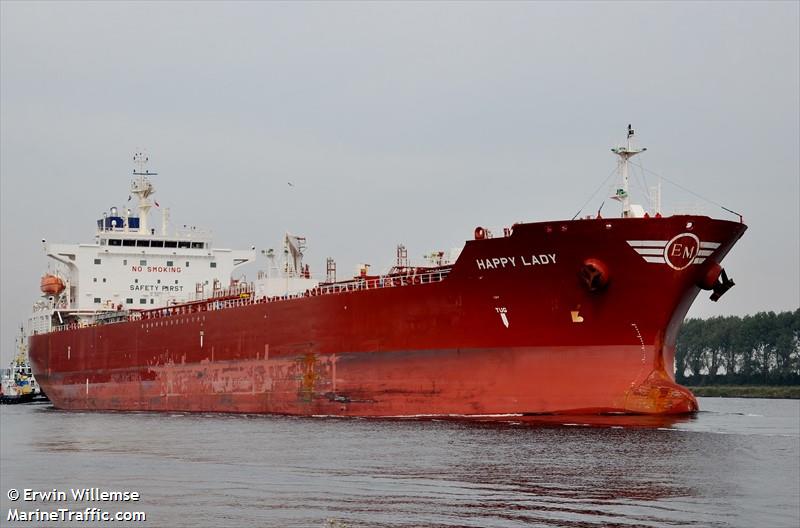 happy lady (Chemical/Oil Products Tanker) - IMO 9644225, MMSI 241281000, Call Sign SVBV3 under the flag of Greece