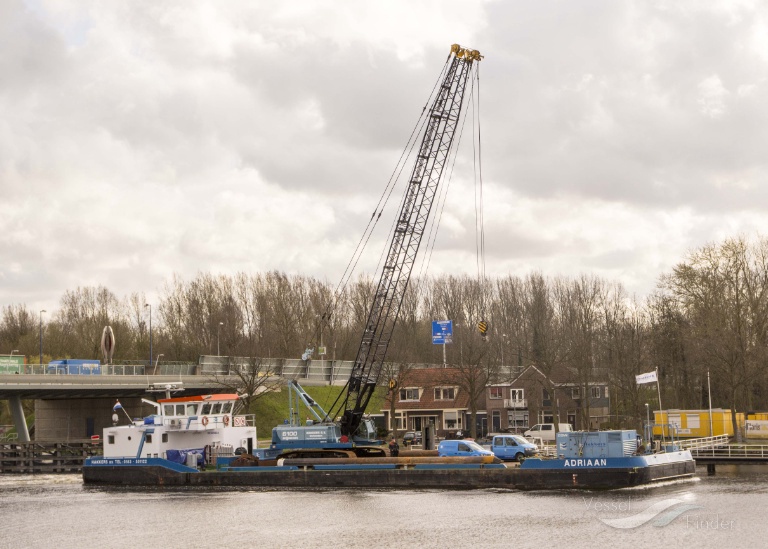 adriaan (Dredging or UW ops) - IMO , MMSI 244710444, Call Sign PD3348 under the flag of Netherlands