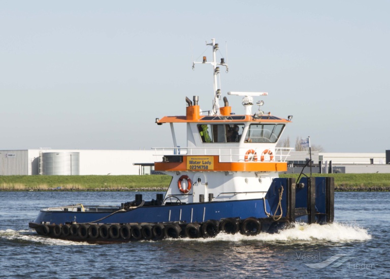 water lady (Tug) - IMO , MMSI 244710819, Call Sign PE8242 under the flag of Netherlands