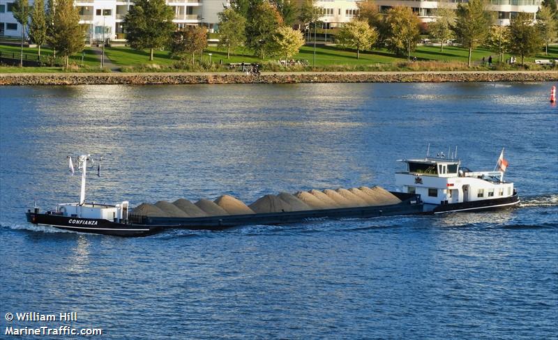 confianza (Cargo ship) - IMO , MMSI 244710956, Call Sign PD9943 under the flag of Netherlands