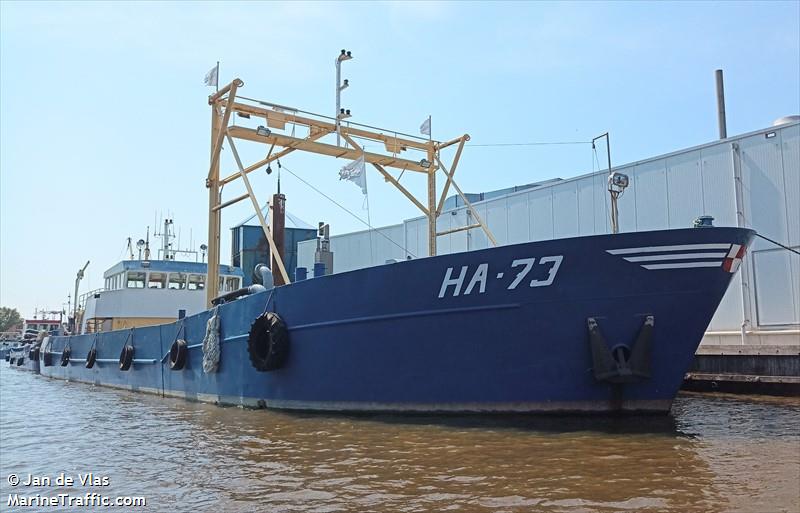 ha73 poseidon (Fishing Vessel) - IMO 8814641, MMSI 244916000, Call Sign PGTX under the flag of Netherlands