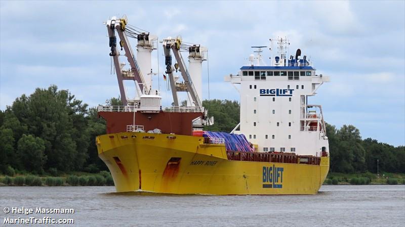 happy rover (General Cargo Ship) - IMO 9139309, MMSI 245394000, Call Sign PCBZ under the flag of Netherlands