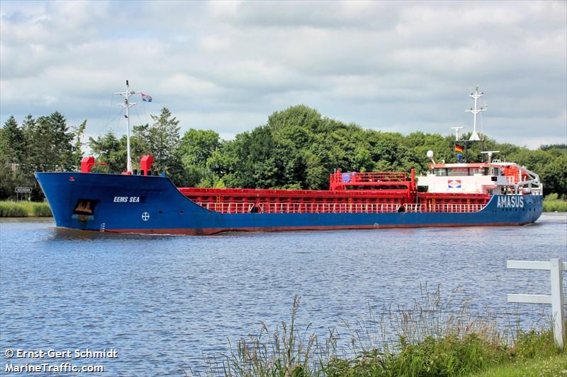 eems sea (General Cargo Ship) - IMO 9503536, MMSI 245471000, Call Sign PHPM under the flag of Netherlands