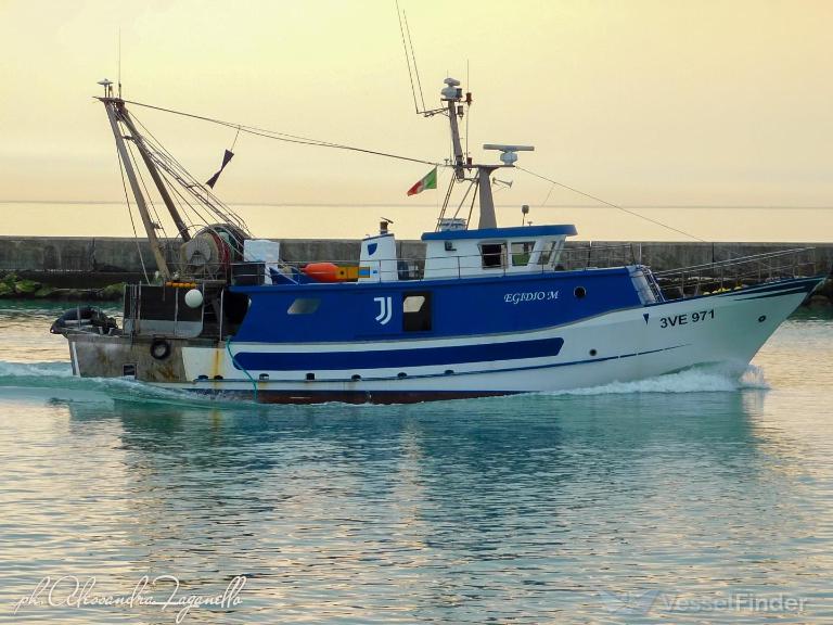 egidio m. (Fishing vessel) - IMO , MMSI 247052530, Call Sign IQDS under the flag of Italy