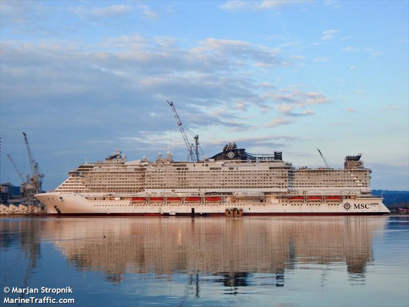 msc seaside (Passenger (Cruise) Ship) - IMO 9745366, MMSI 248392000, Call Sign 9HA4638 under the flag of Malta