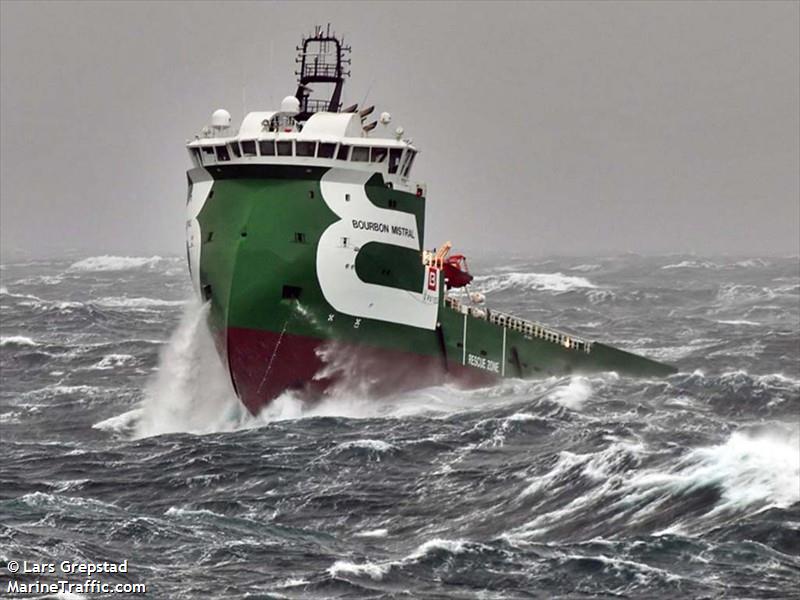 bourbon mistral (Offshore Tug/Supply Ship) - IMO 9362009, MMSI 257212000, Call Sign LNXZ under the flag of Norway