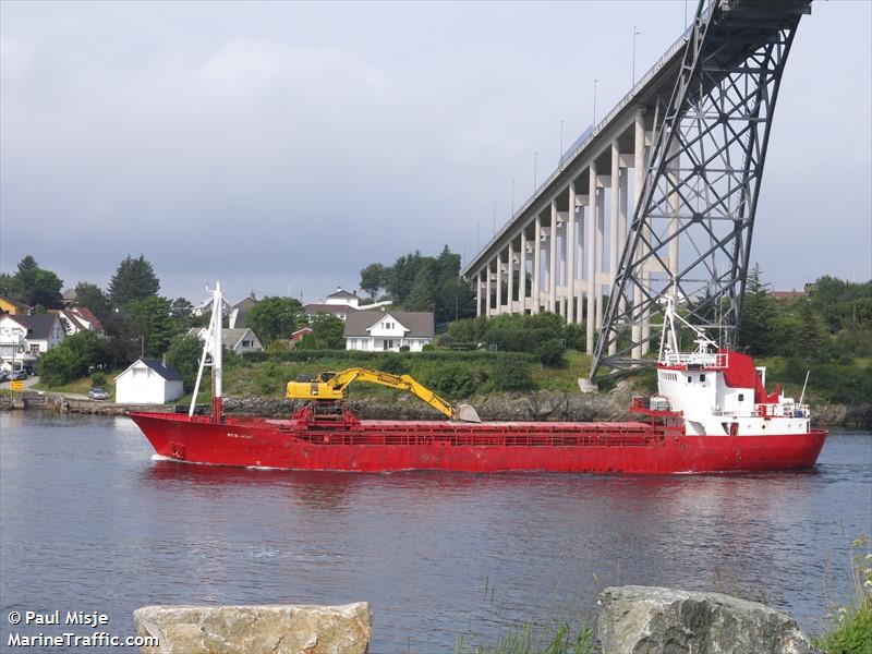 roslagen (General Cargo Ship) - IMO 7039531, MMSI 258558000, Call Sign JWNZ under the flag of Norway