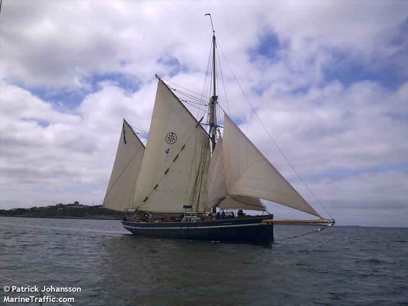 gratitude (Sailing vessel) - IMO , MMSI 265599940, Call Sign SDIG under the flag of Sweden