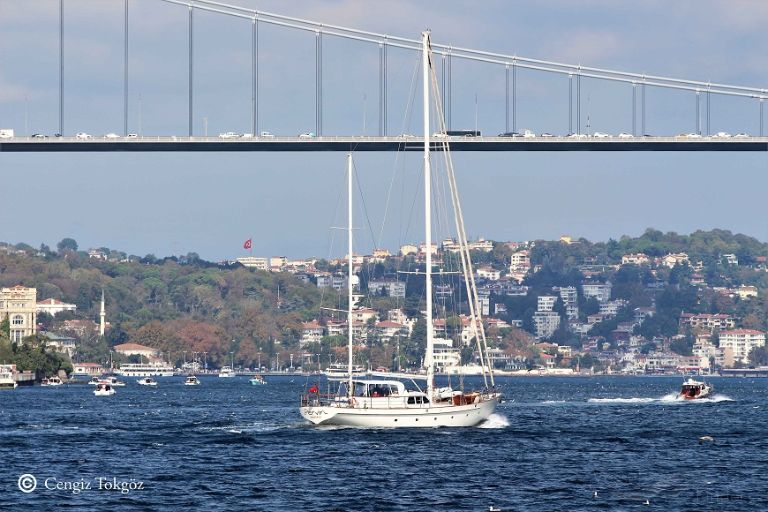 pervin (Pleasure craft) - IMO , MMSI 271045637 under the flag of Turkey
