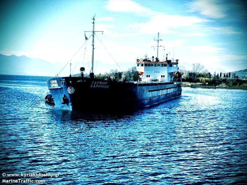 sapphire (General Cargo Ship) - IMO 8871338, MMSI 273449370, Call Sign UEAS under the flag of Russia