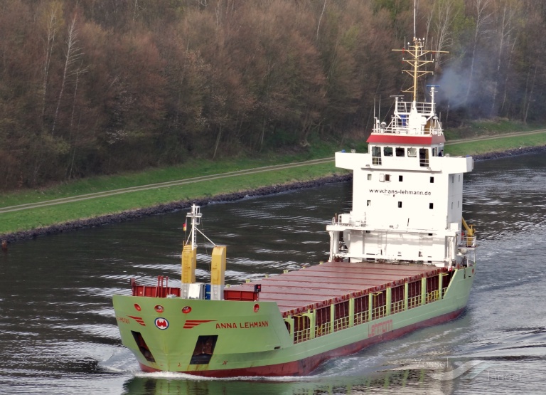 anna lehmann (General Cargo Ship) - IMO 9225562, MMSI 304145000, Call Sign V2BC8 under the flag of Antigua & Barbuda