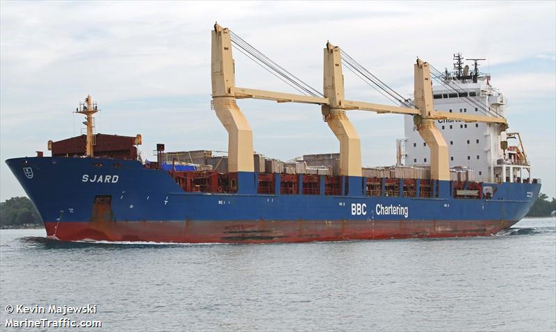 sjard (General Cargo Ship) - IMO 9303314, MMSI 305121000, Call Sign V2CV8 under the flag of Antigua & Barbuda