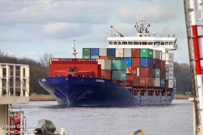 elbspring (Container Ship) - IMO 9412529, MMSI 305575000, Call Sign V2EV7 under the flag of Antigua & Barbuda