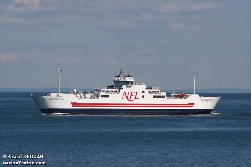 mv confederation (Passenger/Ro-Ro Cargo Ship) - IMO 9050008, MMSI 316001077, Call Sign CFD6824 under the flag of Canada