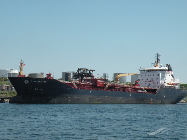 algoscotia (Chemical/Oil Products Tanker) - IMO 9273222, MMSI 316009560, Call Sign VAAP under the flag of Canada
