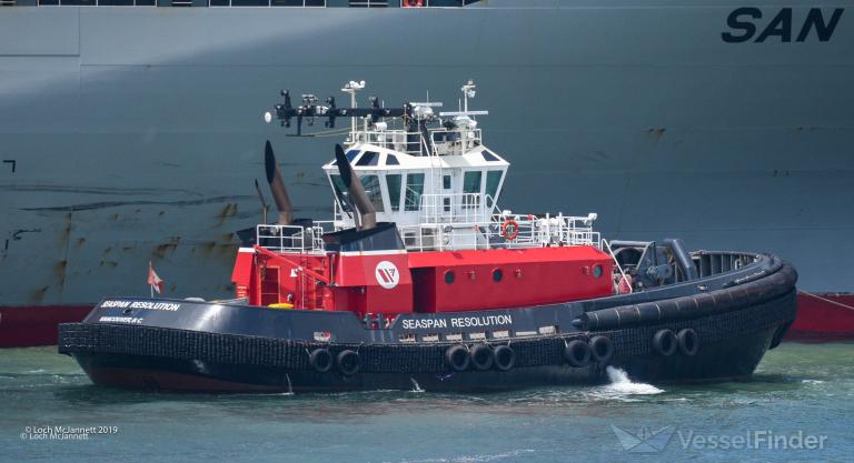 seaspan resolution (Tug) - IMO 9537147, MMSI 316014995, Call Sign CFK9083 under the flag of Canada