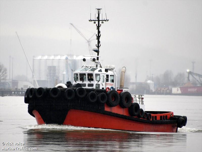 kootenay (Tug) - IMO , MMSI 316023608 under the flag of Canada