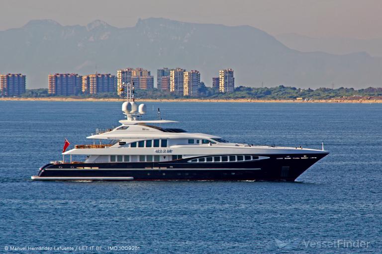 let it be (Yacht) - IMO 1009261, MMSI 319023900, Call Sign ZGBC8 under the flag of Cayman Islands