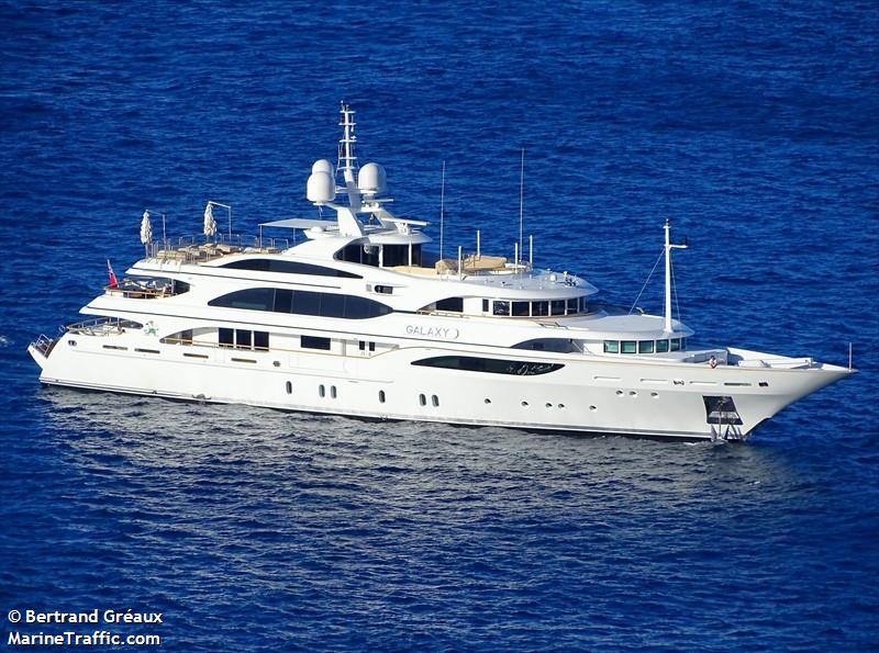 galaxy (Yacht) - IMO 1008231, MMSI 319055900, Call Sign ZGDL3 under the flag of Cayman Islands