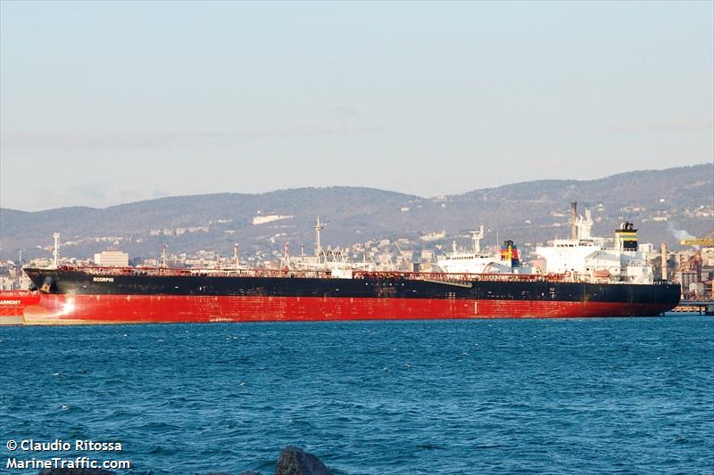 scorpio (Crude Oil Tanker) - IMO 9389071, MMSI 319129600, Call Sign ZGHE8 under the flag of Cayman Islands